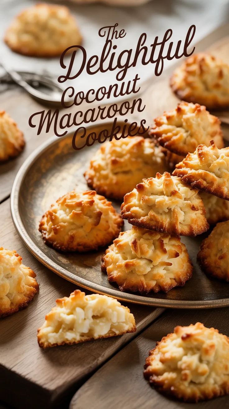 Step into the tropical paradise of coconut macaroon cookies, where each bite offers a sweet escape. This guide will walk you through creating these delightful treats that are chewy on the inside, perfectly crisp on the outside, and bursting with coconut goodness.
