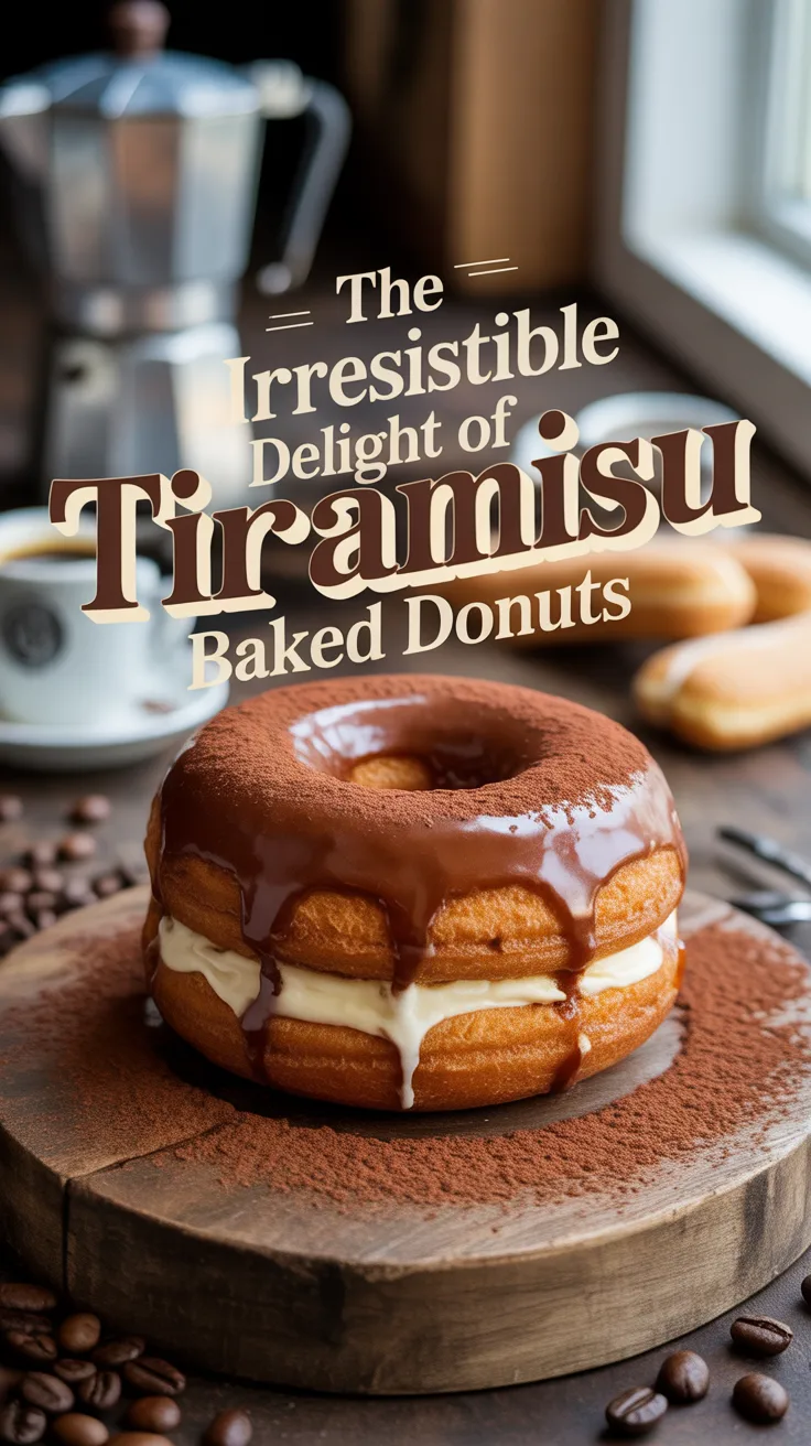 Experience the luscious combination of rich coffee, creamy mascarpone, and delicate chocolate in these Tiramisu Baked Donuts. Perfectly fluffy and filled with a decadent filling, these treats bring the beloved Italian dessert to a whole new level. Discover the recipe that transforms a classic into a delightful baked indulgence.