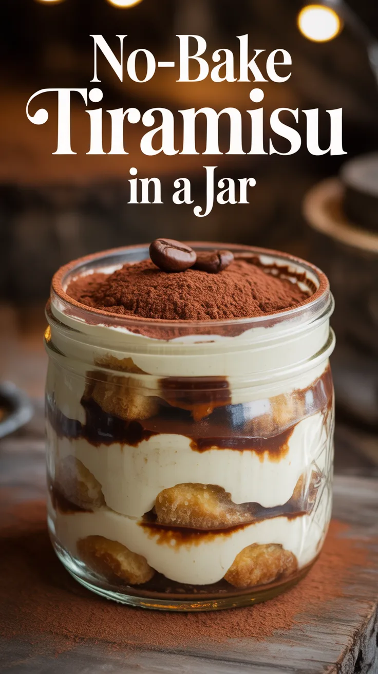 Customize your tiramisu jars with your favorite toppings, from chocolate shavings to a sprinkle of cinnamon, for a personal touch that elevates the experience. This versatile recipe invites creativity while delivering deliciousness in every layer.