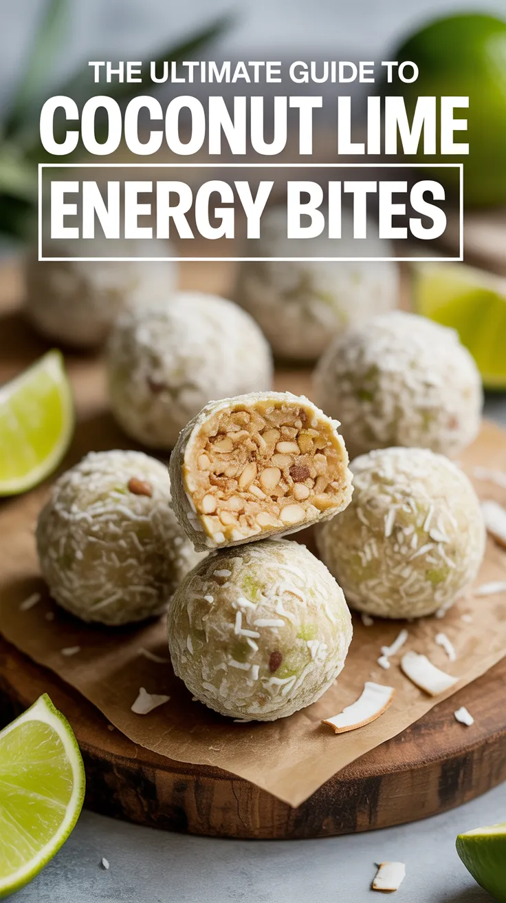 Revitalize your snack game with these Coconut Lime Energy Bites, the perfect blend of tropical flavors and wholesome ingredients. Packed with energy-boosting nutrients, these bites are ideal for a quick pick-me-up any time of day.