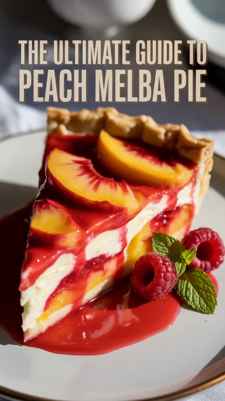 Unleash the delightful flavors of summer with Peach Melba Pie, a luscious dessert that beautifully combines juicy peaches with the sweetness of raspberries. This pie not only showcases the vibrant colors of fresh fruits but also wraps them in a buttery crust, making it a visual and culinary treat.