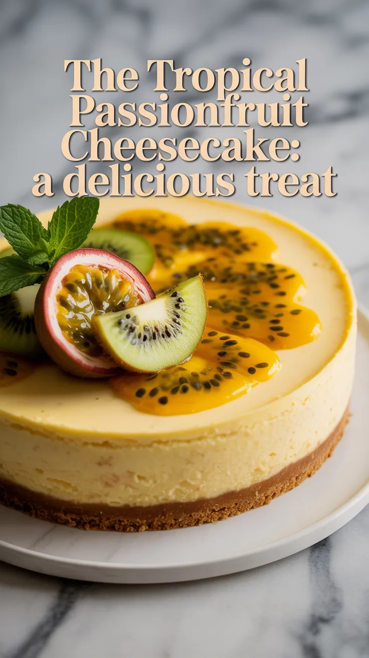 Whether you're a cheesecake aficionado or new to baking, this Tropical Passionfruit Cheesecake promises to deliver a slice of sunshine on your plate. Don’t miss out on this delicious treat that will leave everyone craving more!