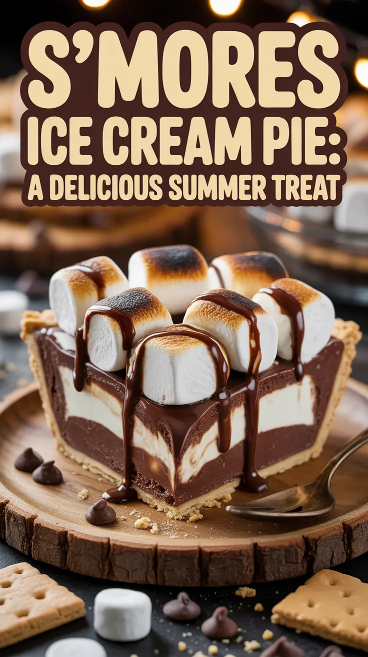 Imagine layers of creamy ice cream, rich chocolate, and crunchy graham cracker crust, all topped with fluffy marshmallow goodness. Each slice offers a delightful combination of textures and flavors that will transport you back to cozy nights spent around the fire.