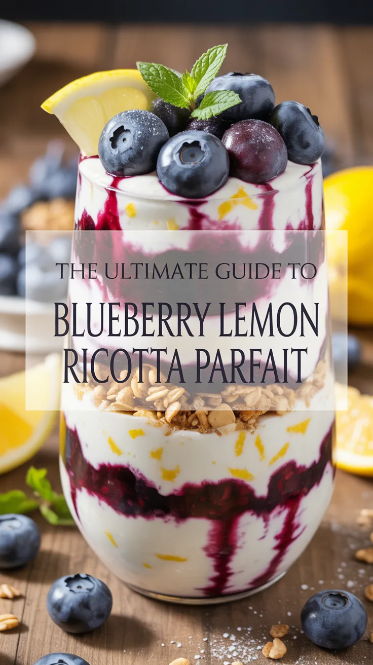 Elevate your breakfast or dessert game with these Blueberry Lemon Ricotta Parfaits, where creamy ricotta meets the vibrant flavors of fresh blueberries and zesty lemon. This delightful combination creates a refreshing treat that’s perfect for starting your day or satisfying your sweet tooth.