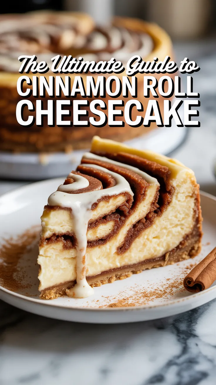 Whether you’re a seasoned baker or just starting out, this guide has everything you need to whip up the Ultimate Cinnamon Roll Cheesecake. Don’t miss your chance to impress with a dessert that’s as delicious as it is beautiful!