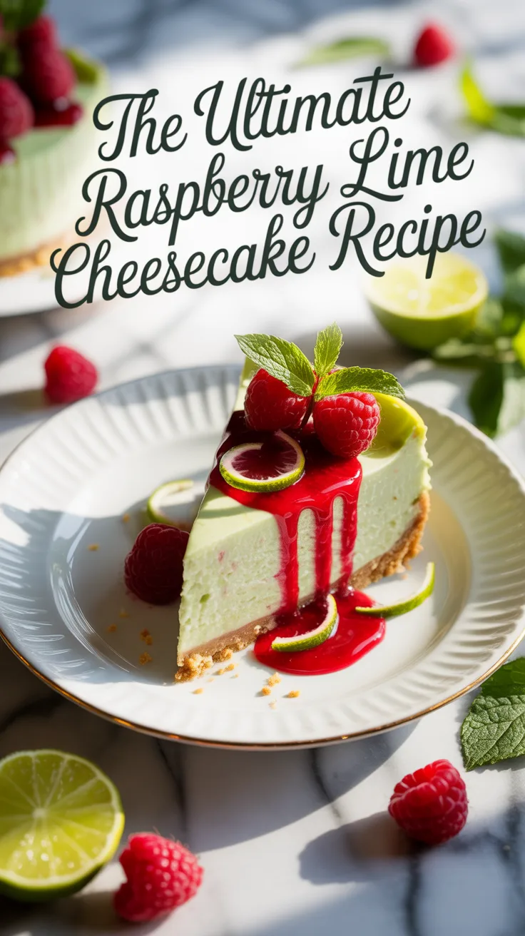 Imagine cutting into a creamy cheesecake layered with a vibrant raspberry swirl that adds both flavor and stunning visual appeal. Each slice promises a burst of tangy goodness balanced by smooth, rich creaminess that will leave your taste buds dancing.