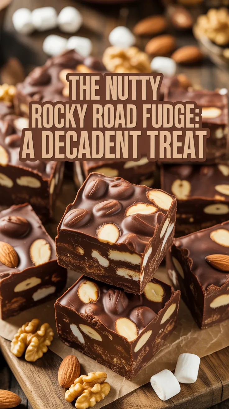 Whether you’re celebrating a special occasion or treating yourself on a cozy night in, this nutty rocky road fudge is sure to become a go-to favorite. Join us in exploring this indulgent recipe that brings joy in every delicious bite!