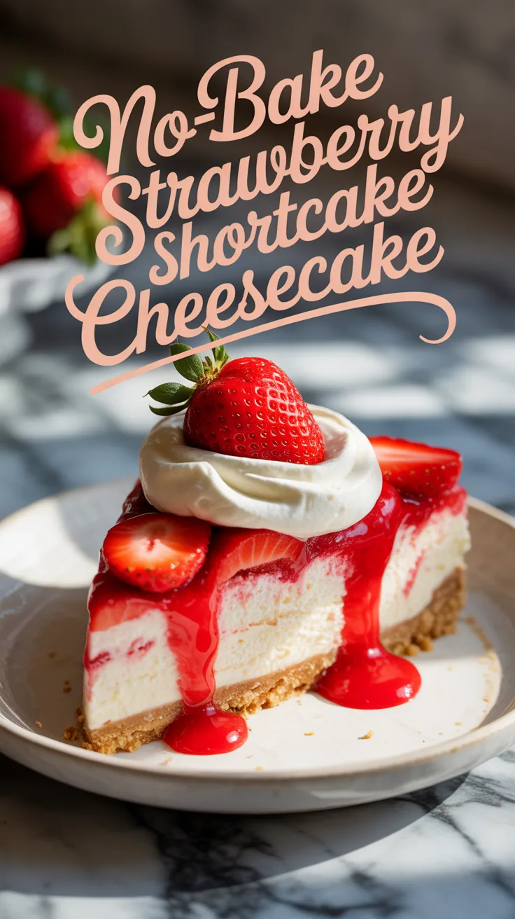 Easy to make and even easier to love, this No-Bake Strawberry Shortcake Cheesecake is a must-try. Don't miss out on the ultimate summer indulgence that blends classic flavors with a modern twist!