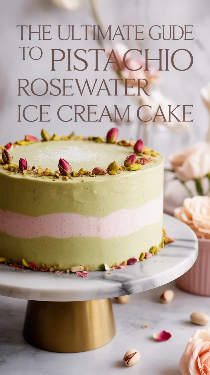 Elevate your next celebration with a dessert that captivates both the taste buds and the senses. The Ultimate Guide to Pistachio Rosewater Ice Cream Cake promises to impress your guests and leave them craving more of its delightful flavors.