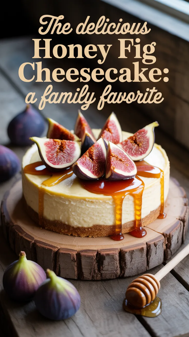 Discover the captivating blend of flavors in the Delicious Honey Fig Cheesecake, a dessert that transforms simple ingredients into a stunning culinary masterpiece. The sweetness of honey pairs beautifully with the rich creaminess of the cheesecake, while figs add a unique touch that elevates this treat to family favorite status.