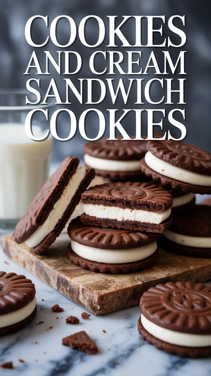 Imagine biting into two soft cookies, with a rich and creamy filling that bursts with the beloved taste of cookies and cream. Discover the techniques to achieve that perfect balance of textures, from the chewy cookies to the luscious cream that holds it all together.