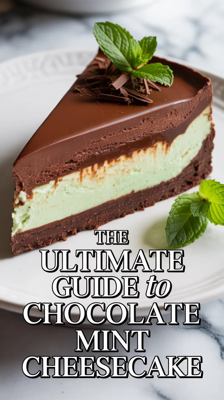 Discover the irresistible harmony of flavors in The Ultimate Guide to Chocolate Mint Cheesecake. This dessert takes the classic combination of rich chocolate and refreshing mint to new heights, making it an unforgettable treat for any occasion.