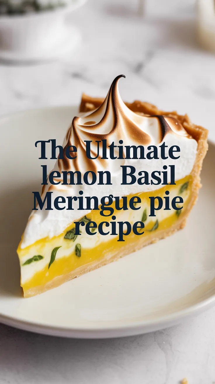 Dive into the refreshing world of Lemon Basil Meringue Pie, a truly innovative twist on a classic favorite. The bright citrus flavors paired with fragrant basil create an unexpected harmony that will leave your taste buds dancing with delight.