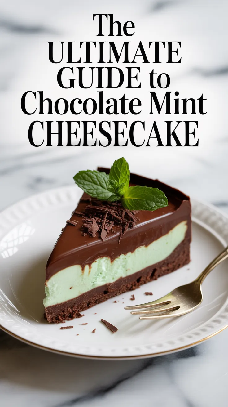Imagine indulging in a velvety cheesecake that melts in your mouth, perfectly complemented by a crisp chocolate crust and a luscious mint chocolate topping. Each slice offers a delightful experience that will leave everyone begging for the recipe.