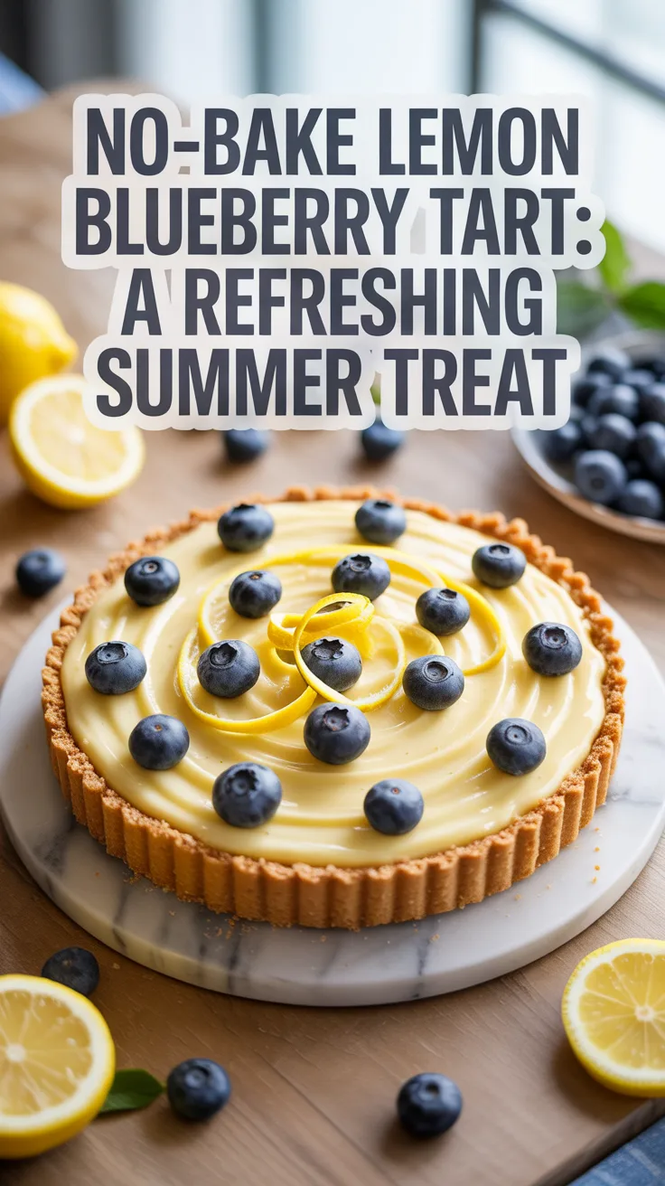Unlock the joy of a hassle-free dessert that requires no oven time! This tart boasts a buttery crust and a creamy filling that come together effortlessly, making it an ideal choice for busy days or last-minute gatherings.