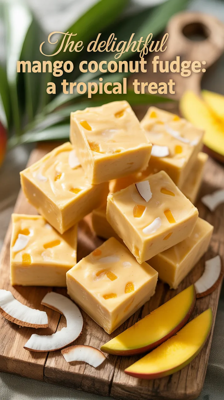 Learn how to create this simple yet exotic fudge using fresh ingredients that bring a burst of flavor to your dessert table. With its bright colors and luscious texture, this recipe is sure to impress guests and make any occasion feel special.