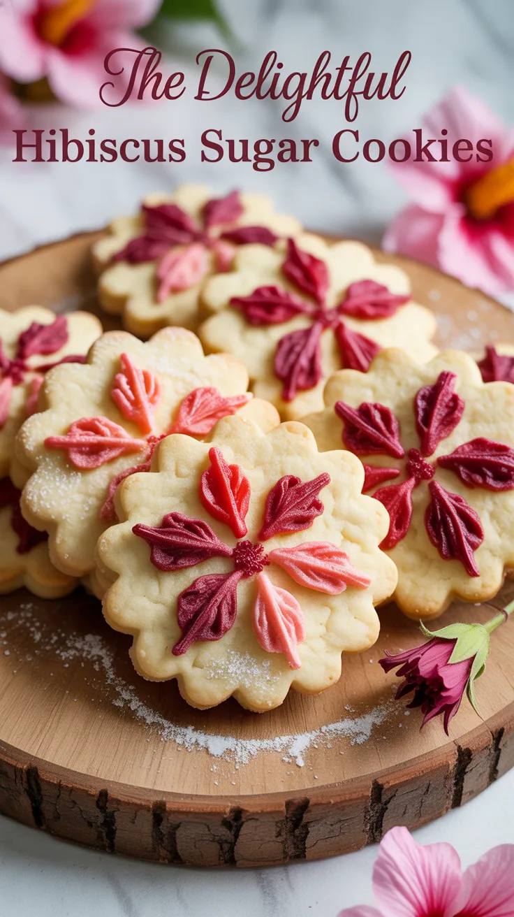 With straightforward instructions and easy-to-find ingredients, crafting these hibiscus sugar cookies is an enjoyable experience for bakers of all levels. Let your creativity flow as you shape, decorate, and personalize these cookies for any celebration or everyday treat.