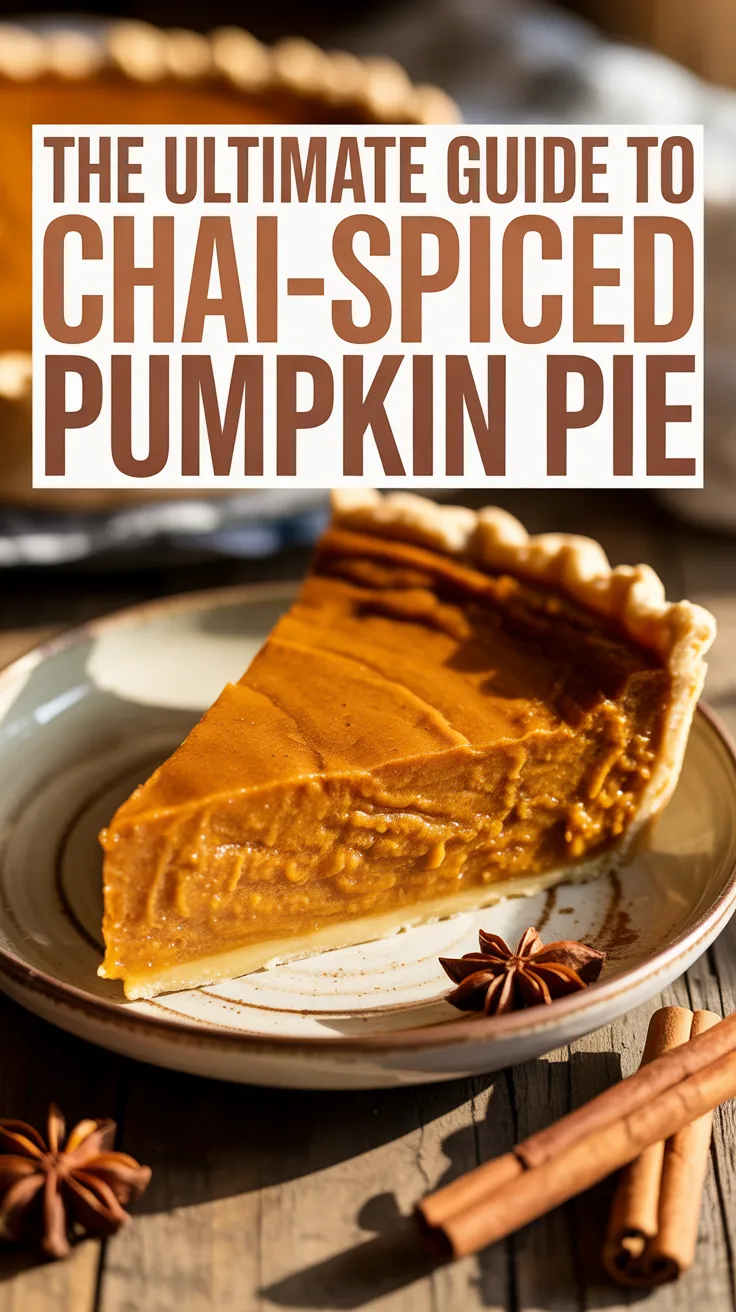 Step into a world of cozy flavors with Chai-Spiced Pumpkin Pie, where traditional fall spices meet aromatic chai. This irresistible twist on a classic dessert will warm your heart and elevate your gatherings, making every slice a comforting experience.