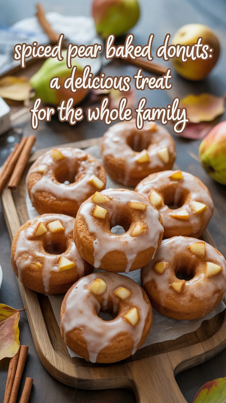 Elevate your baking game with these delightful Spiced Pear Baked Donuts, a unique twist on a classic favorite. Packed with flavor and made with wholesome ingredients, these donuts are sure to impress family and friends alike. Explore the simple steps to create this irresistible dessert that everyone will love.