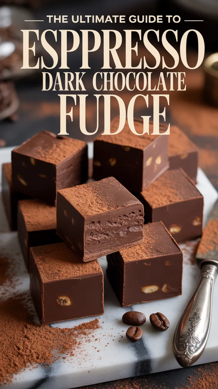 Discover how easy it is to create this decadent fudge using just a few high-quality ingredients. With its smooth texture and intense flavor, this recipe elevates your dessert game while providing a delightful caffeine boost.