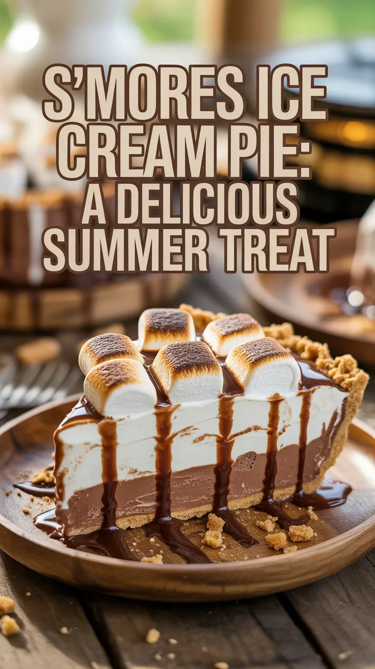 Dive into the ultimate summer indulgence with S’mores Ice Cream Pie, where all the beloved flavors of a classic campfire treat come together in a refreshing dessert. This no-bake pie promises to be the perfect solution for warm days and sweet cravings, making it a must-try for your next gathering.