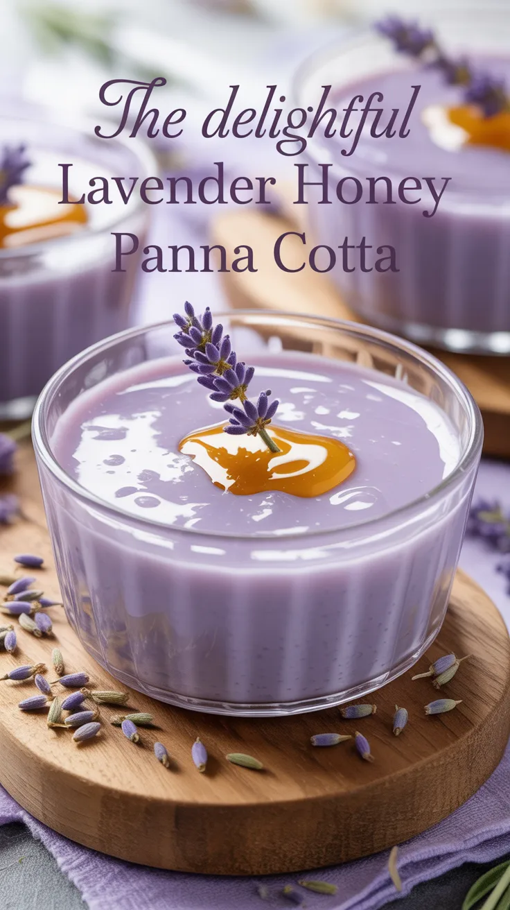 Transport yourself to the enchanting fields of Provence with this Lavender Honey Panna Cotta, a creamy dessert that captures the essence of floral elegance. The delicate balance of lavender and honey creates a captivating flavor profile that is both soothing and indulgent.