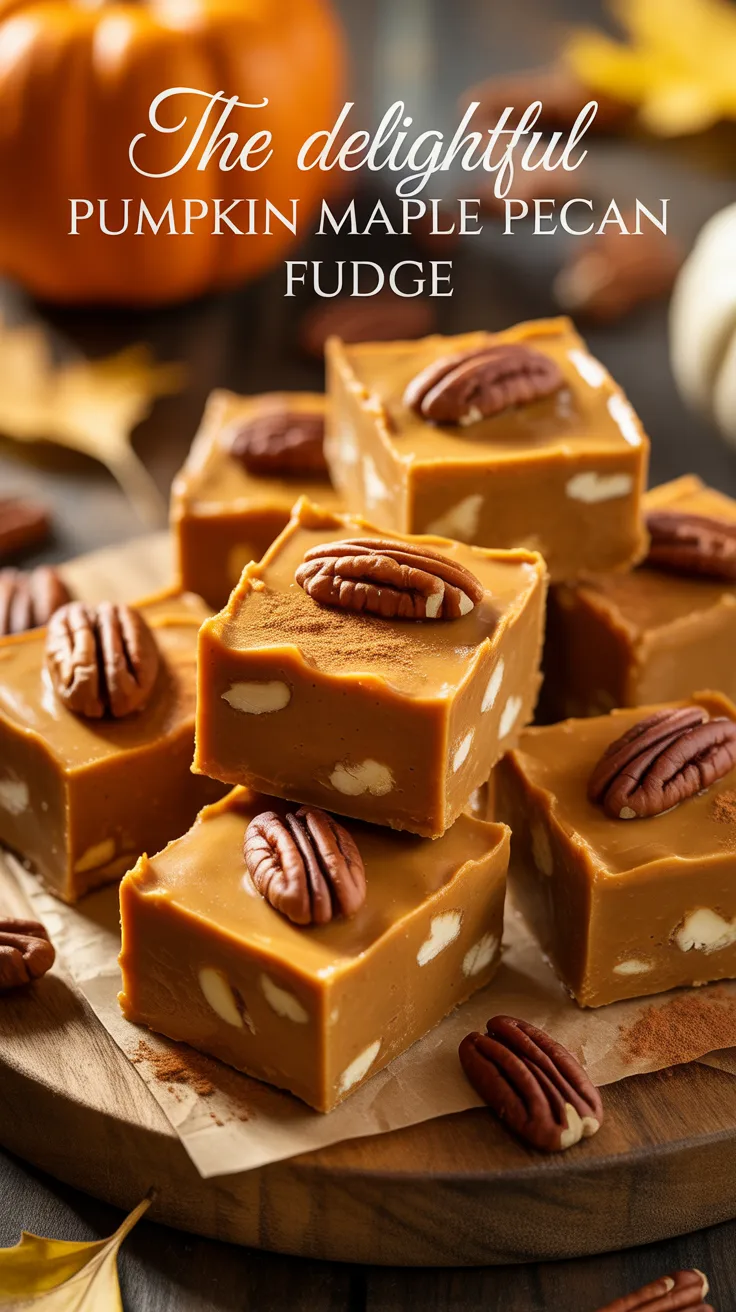 Whether you’re treating yourself or sharing with friends, this fudge will impress with its beautiful presentation and unforgettable taste. Join us in exploring this cozy recipe that captures the essence of fall in every bite!