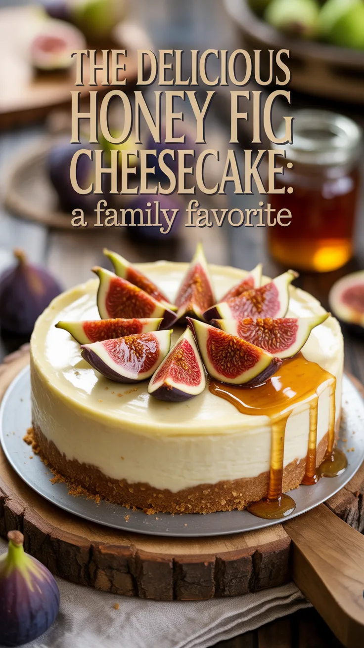Imagine indulging in a slice of velvety cheesecake, drizzled with golden honey and adorned with luscious figs. This dessert not only delights the taste buds but also brings a touch of sophistication to any occasion, making it the perfect centerpiece for gatherings.