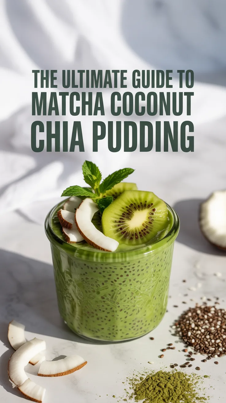 Dive into a world of versatility with this recipe that’s as simple to make as it is customizable. Whether you prefer fresh fruits, crunchy nuts, or a drizzle of honey, this pudding adapts to your personal taste while showcasing the unique flavors of matcha and coconut.
