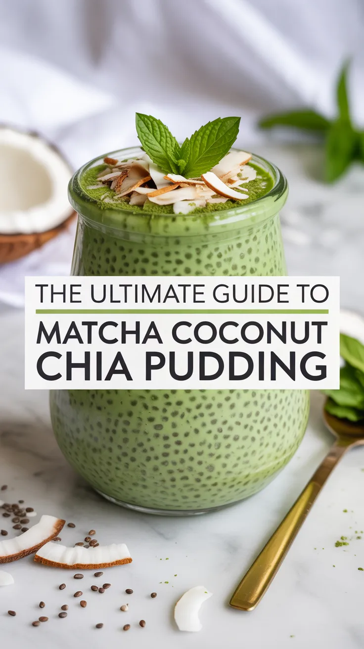 Discover the perfect blend of flavors and textures in this creamy, indulgent dessert that fits seamlessly into any health-conscious diet. With the vibrant green of matcha and the richness of coconut, each spoonful is a delightful treat for your senses.