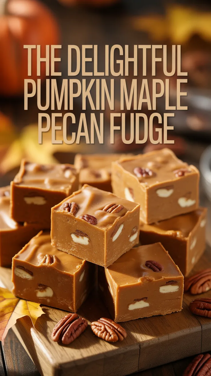 Discover how easy it is to whip up this seasonal favorite in just a few simple steps. With its warm spices and rich flavors, this pumpkin maple pecan fudge is sure to become a staple in your holiday traditions.
