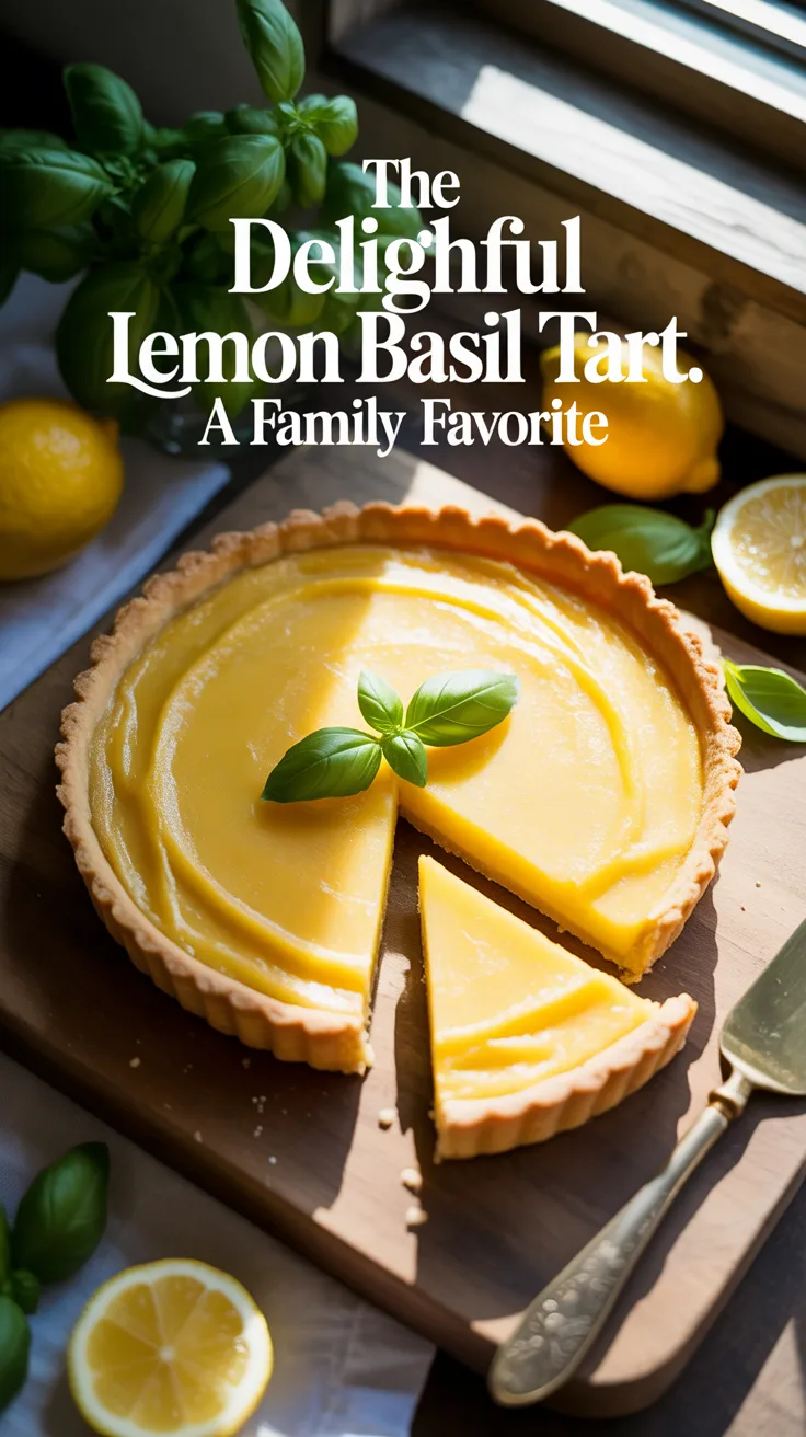 Join us as we explore how to elevate your baking with this unique combination of flavors. Whether you’re a seasoned chef or a novice in the kitchen, the Delightful Lemon Basil Tart promises to inspire and delight.