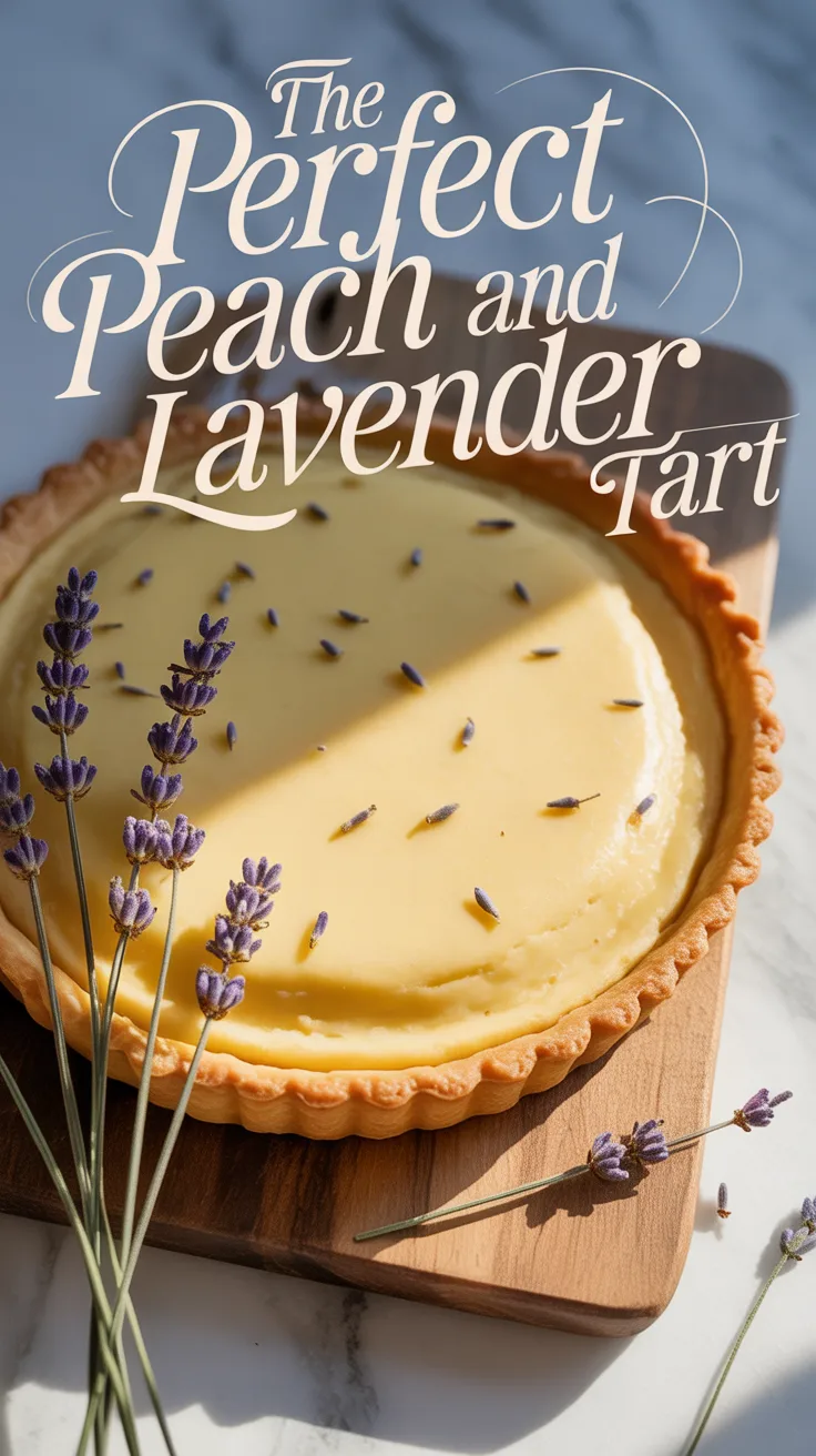 This tart features a buttery crust that cradles a luscious peach filling infused with subtle hints of lavender. The visually striking layers not only tantalize the taste buds but also make it a stunning centerpiece for your next gathering or picnic.
