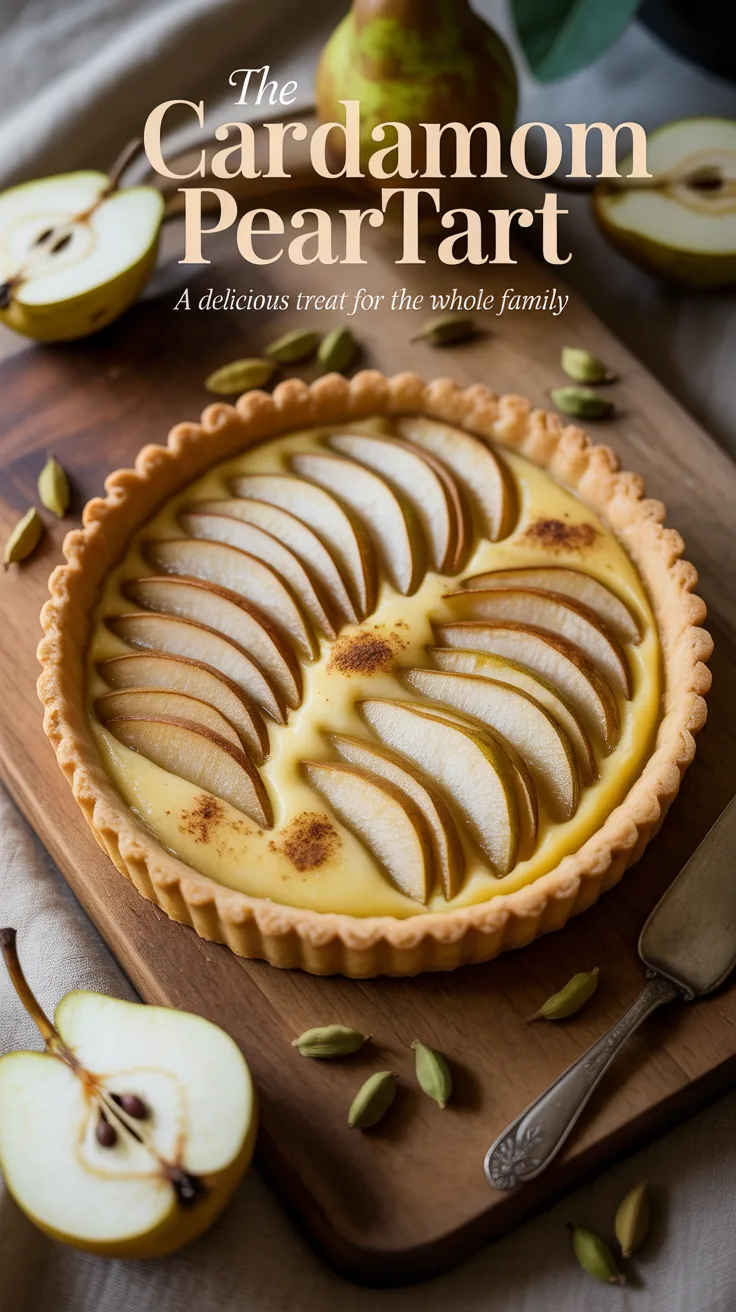 Experience the warm embrace of autumn flavors with the Cardamom Pear Tart, a delicious treat that elevates traditional dessert into something truly special. The combination of sweet, juicy pears and aromatic cardamom creates a delightful balance, making every bite a cozy adventure in taste.