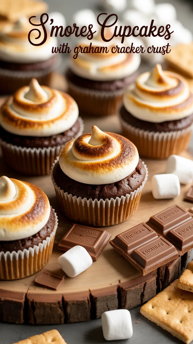 Unleash your creativity with customizable toppings and variations, from drizzling chocolate sauce to experimenting with different types of chocolate or adding a hint of cinnamon. S'mores Cupcakes invite you to explore endless possibilities while satisfying your sweet tooth in a unique and delicious way.