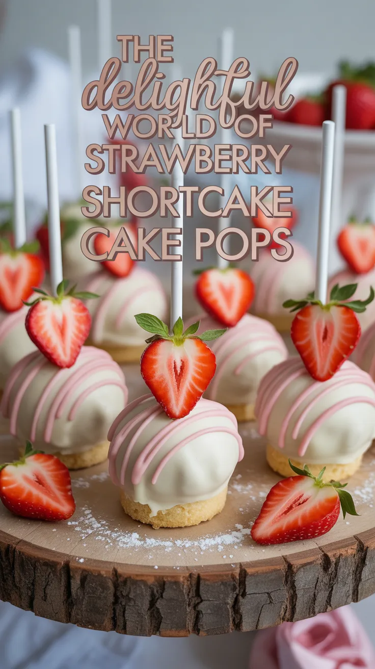 Experience the bliss of classic strawberry shortcake, reimagined as delightful, portable cake pops. With each bite, enjoy the burst of fresh strawberries paired with a light, fluffy texture that will leave you wanting more.
