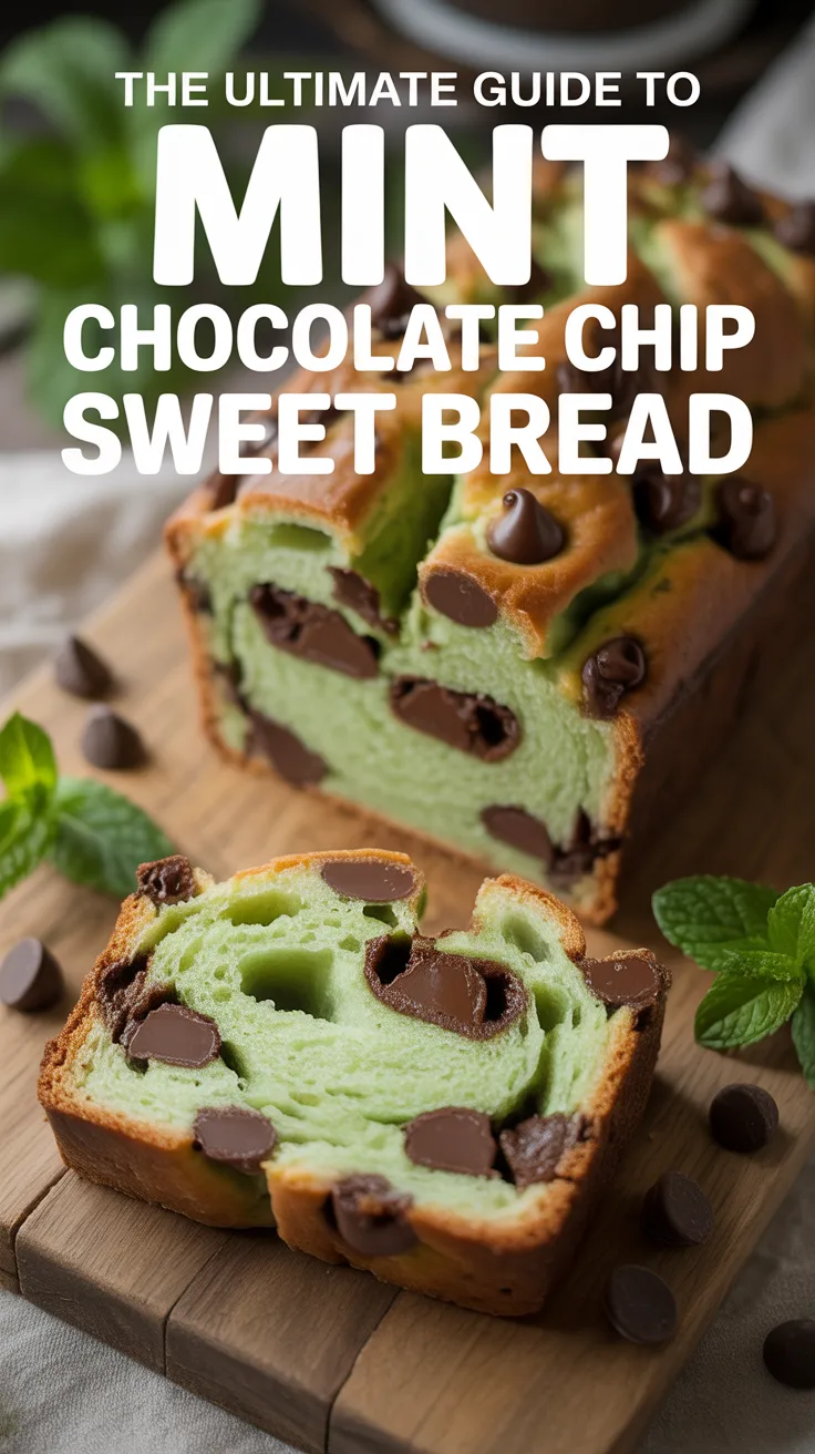 Dive into a world of flavor with Mint Chocolate Chip Sweet Bread, where the refreshing essence of mint meets the rich indulgence of chocolate. This delightful recipe transforms a classic pairing into a moist loaf that’s perfect for any occasion, whether it's breakfast or dessert.
