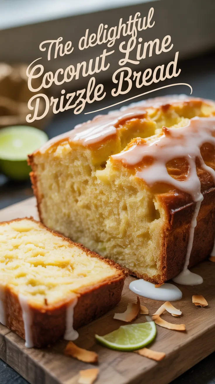 Experience the enchanting aroma of coconut and lime wafting through your kitchen as this delicious loaf bakes to golden perfection. With its unique flavor combination, Coconut Lime Drizzle Bread is sure to become a beloved favorite in your baking repertoire.