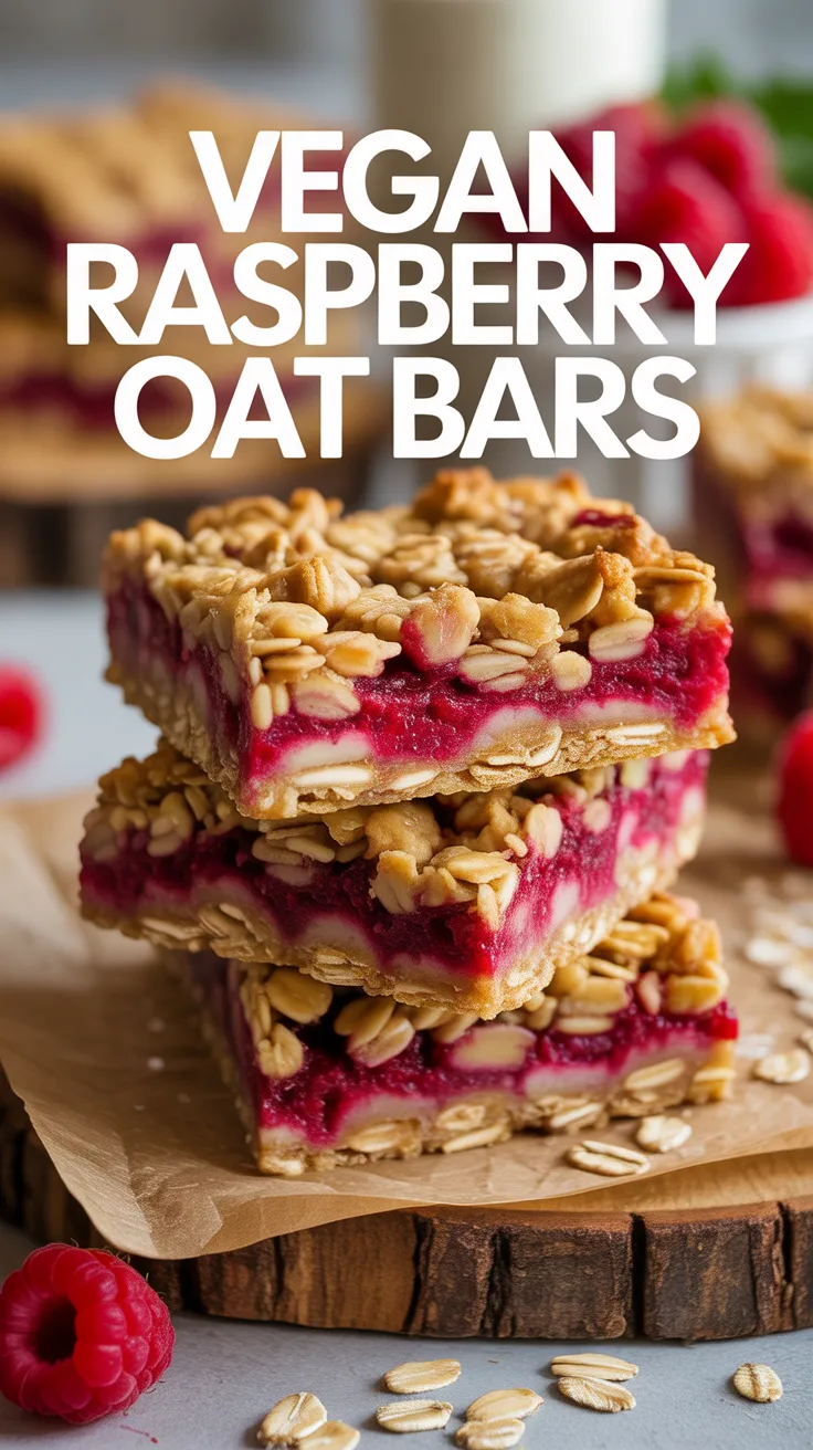 With easy preparation and minimal ingredients, these Vegan Raspberry Oat Bars are perfect for both novice and experienced bakers. Say goodbye to complicated recipes and hello to a simple, wholesome treat that’s ready to enjoy in no time.