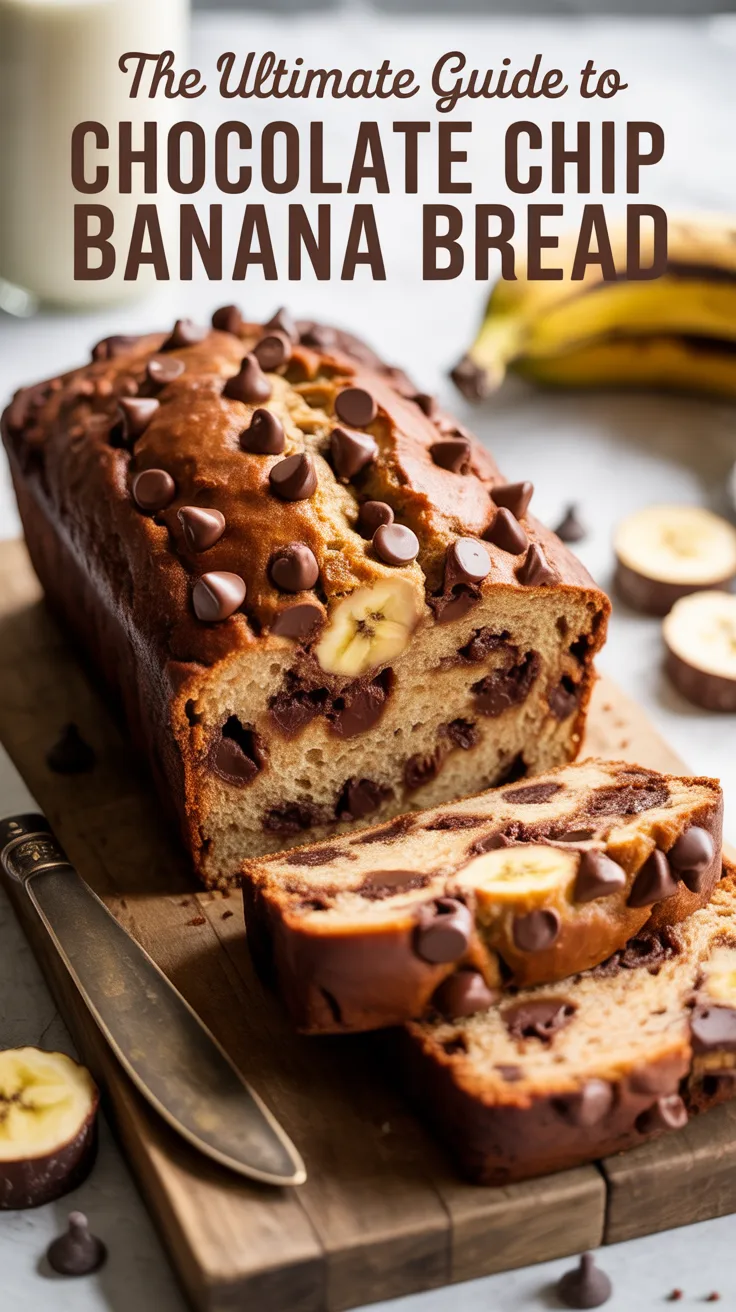 Indulge in a moist, flavorful banana bread that takes classic comfort to the next level with rich chocolate chips. This recipe is perfect for breakfast, dessert, or a sweet afternoon snack, inviting you to savor every bite.