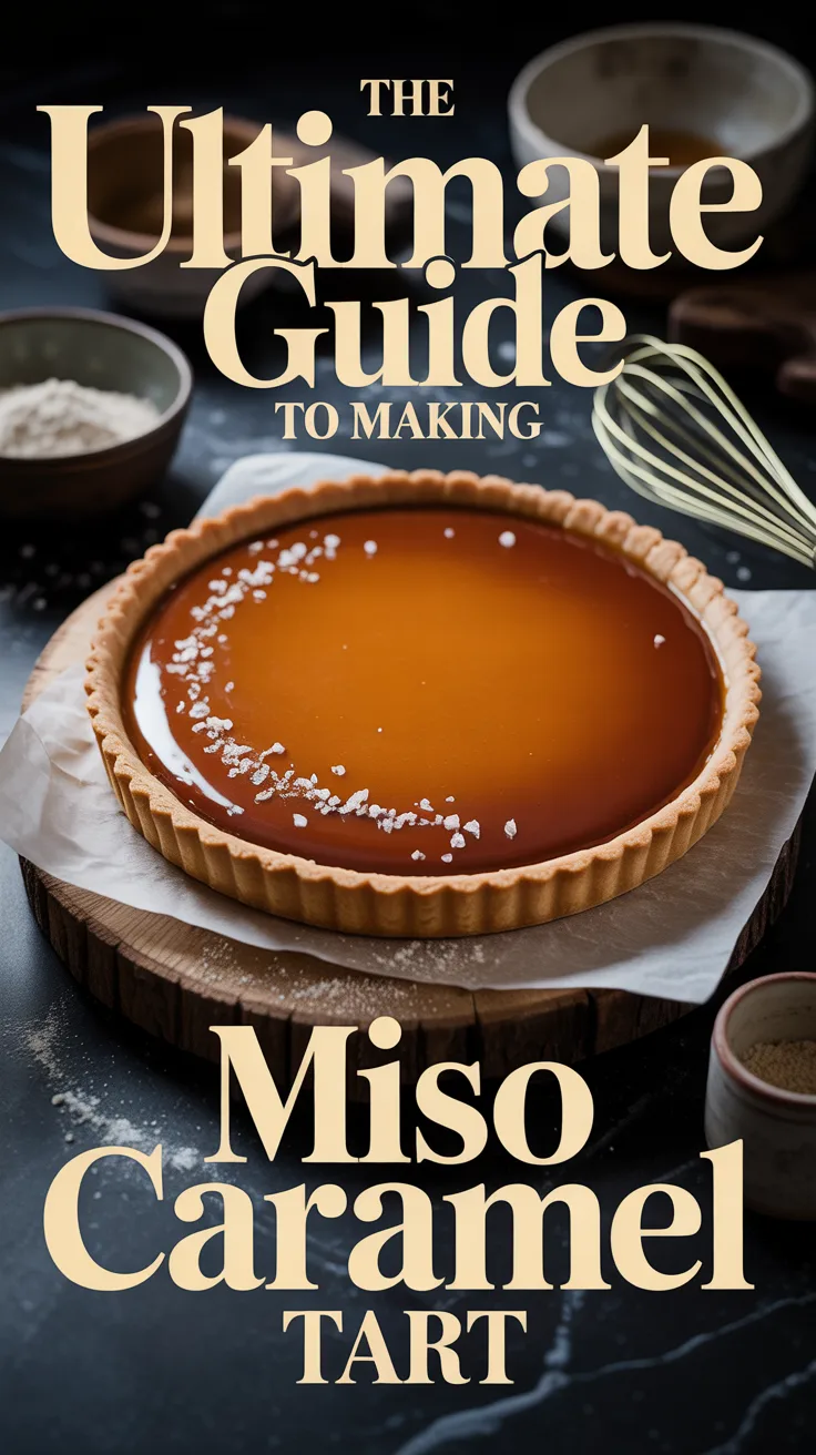 Unleash your creativity in the kitchen with this unique tart that combines the depth of miso with the smoothness of caramel. The contrasting flavors come together perfectly, making each slice a memorable experience that will have everyone raving about your culinary skills.