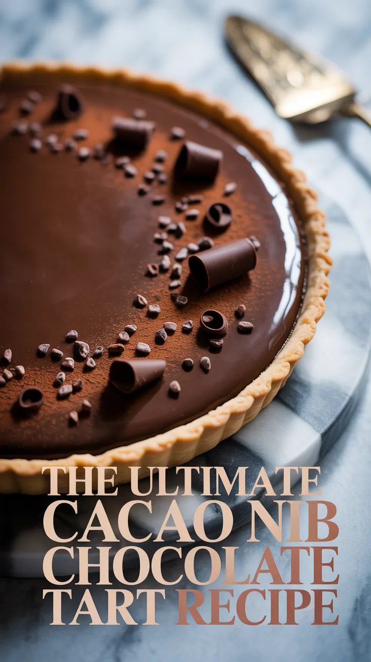 Dive into a decadent world of rich chocolate with the Ultimate Cacao Nib Chocolate Tart. This recipe elevates the classic dessert by infusing intense cacao flavors that are sure to delight any chocolate lover's palate.