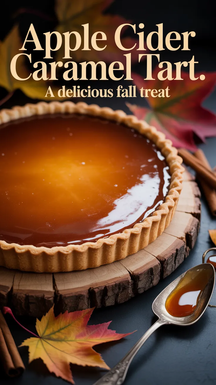 This tart features a buttery, flaky crust that supports a luscious apple filling infused with fragrant cinnamon and nutmeg. Topped with a decadent layer of homemade caramel, it's a stunning centerpiece that will impress your guests and leave them craving more.