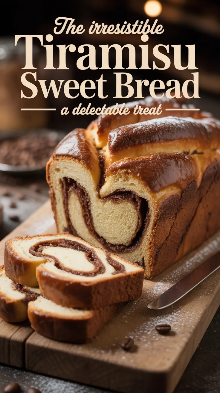 Experience the warm, inviting aroma that fills your kitchen as this decadent loaf bakes to perfection. With its rich flavor and delightful texture, Tiramisu Sweet Bread is sure to become a new favorite in your home and a conversation starter at every gathering.