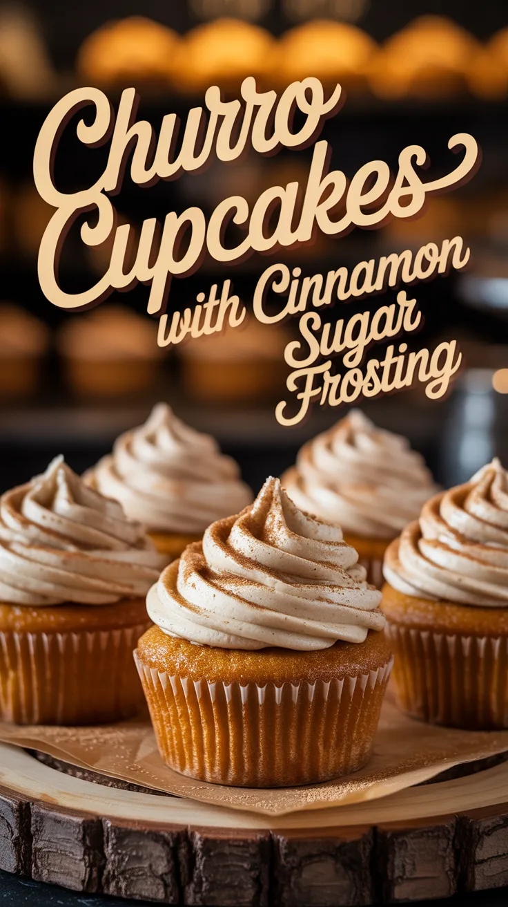 These Churro Cupcakes are not just desserts; they’re a visual feast. Topped with generous swirls of buttery frosting and a sprinkle of cinnamon sugar, they will steal the spotlight at any gathering, making them perfect for celebrations or casual get-togethers.