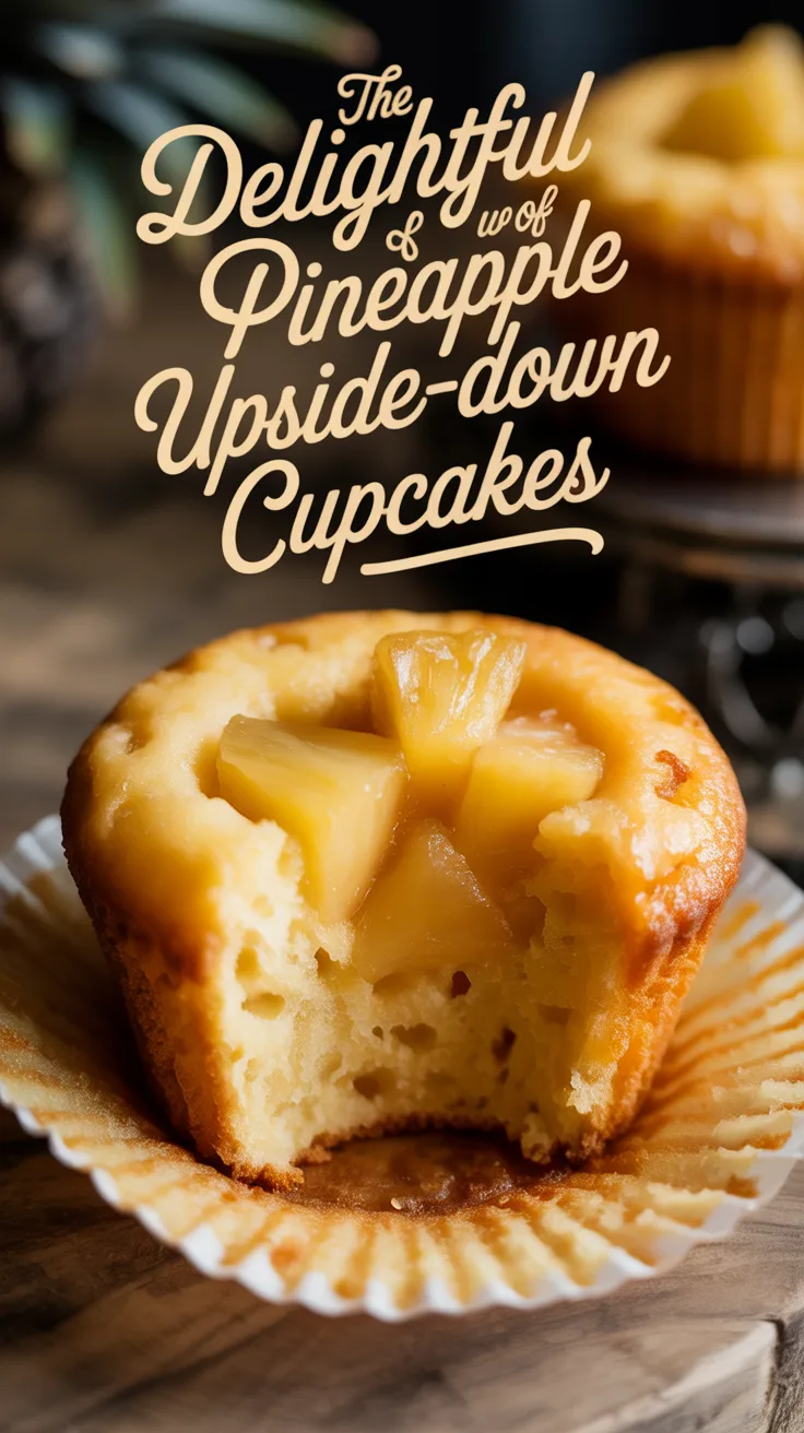 Step into the delightful world of Pineapple Upside-Down Cupcakes, where each bite is a mini tropical escape. These charming treats feature a perfectly caramelized pineapple ring topped with a bright maraschino cherry, making them both visually stunning and irresistibly delicious.