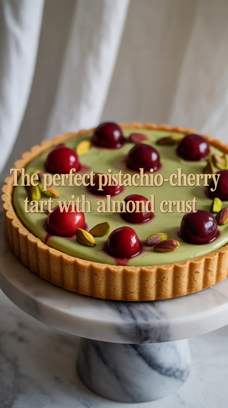 Whether it's a spring celebration or a cozy family dinner, this Pistachio-Cherry Tart is the perfect way to showcase seasonal fruits and flavors. Join us in crafting this exquisite treat that embodies both rustic charm and culinary finesse, leaving everyone eager for seconds.