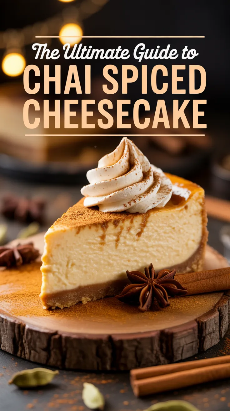 Unlock the secrets to blending traditional cheesecake with the rich, fragrant notes of chai spices, creating a delightful fusion that's both exotic and familiar. This recipe is a delightful twist on a classic that will enchant your taste buds.