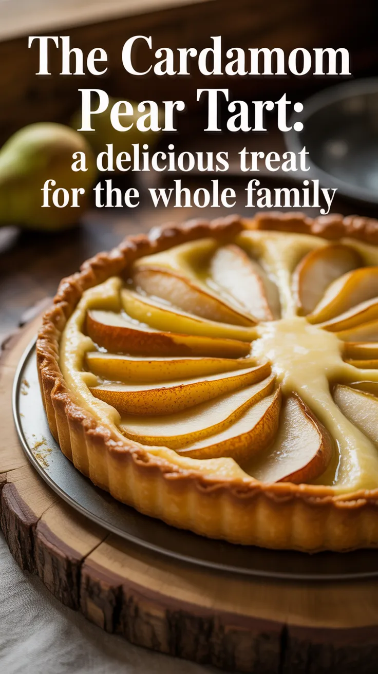 Bring the warmth of the season into your home with the Cardamom Pear Tart, a treat meant for sharing and savoring. Whether enjoyed with a scoop of ice cream or on its own, this recipe is destined to become a beloved family favorite.