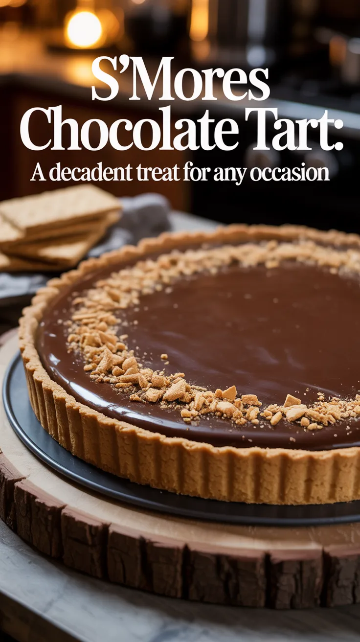 Indulge in the ultimate dessert experience with our S’mores Chocolate Tart, where classic campfire flavors meet elegant sophistication. This indulgent treat features a rich chocolate filling complemented by gooey marshmallows, creating a heavenly blend that will leave your taste buds craving more.